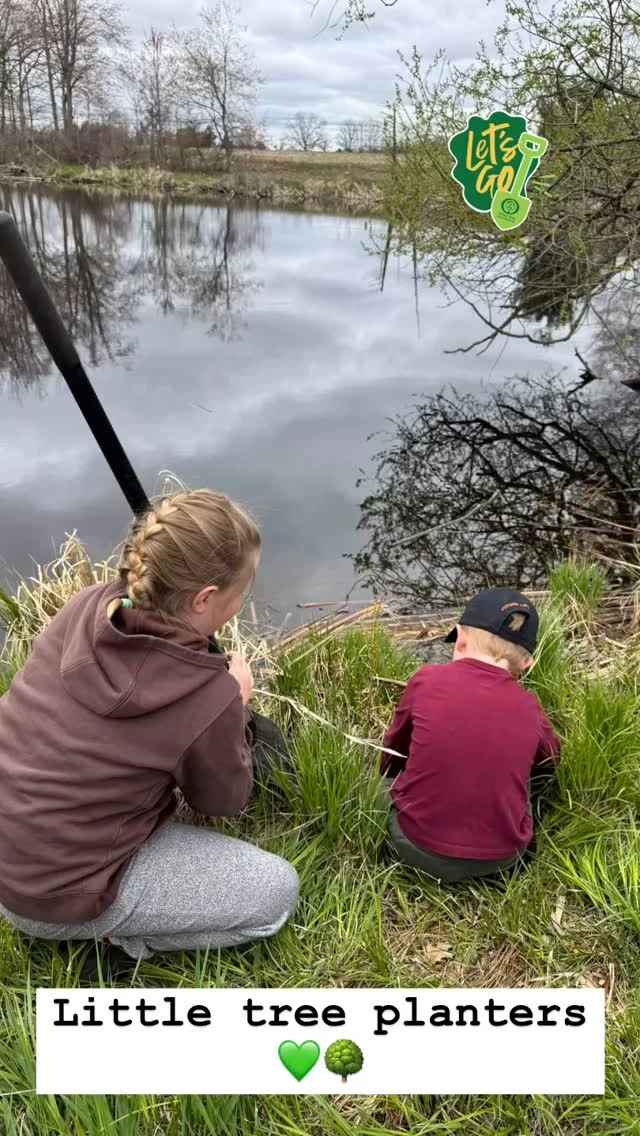 Planted 200 trees on the weekend with these little helpers!  #besttimetoplantatreeistoday